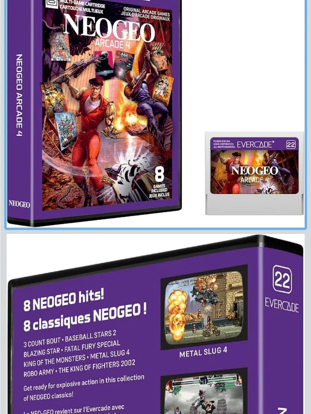 Blaze Evercade NeoGeo Arcade 4